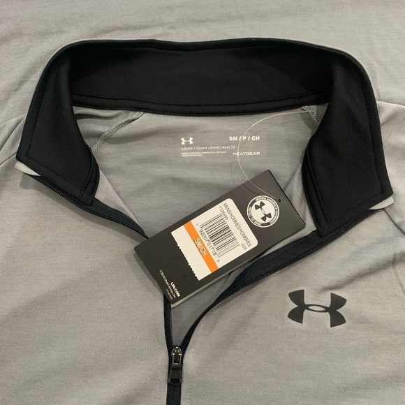 New Men’s Under Armour 1/2 Zip Long Sleeve Top - Picture 4 of 11